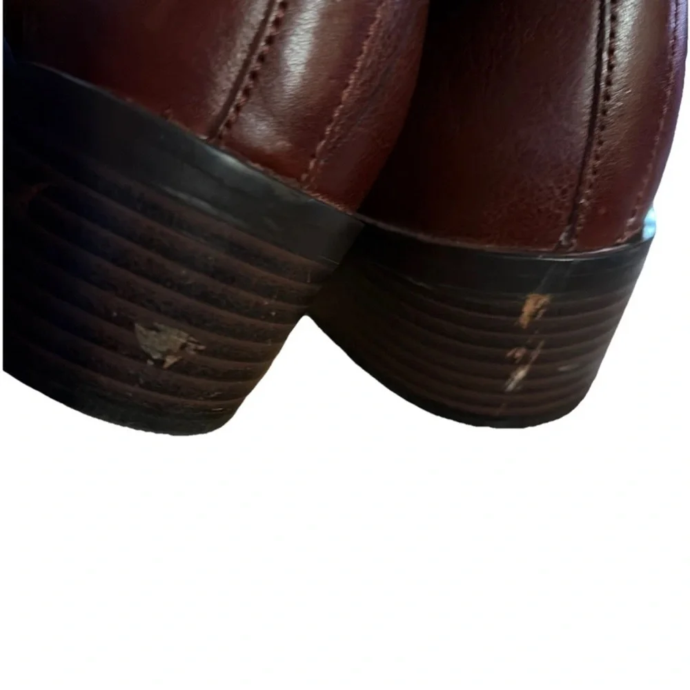 Sam Edelman Women's Brawley Leather Ankle Boot Deep Pecan Size 7.5 Display Boots